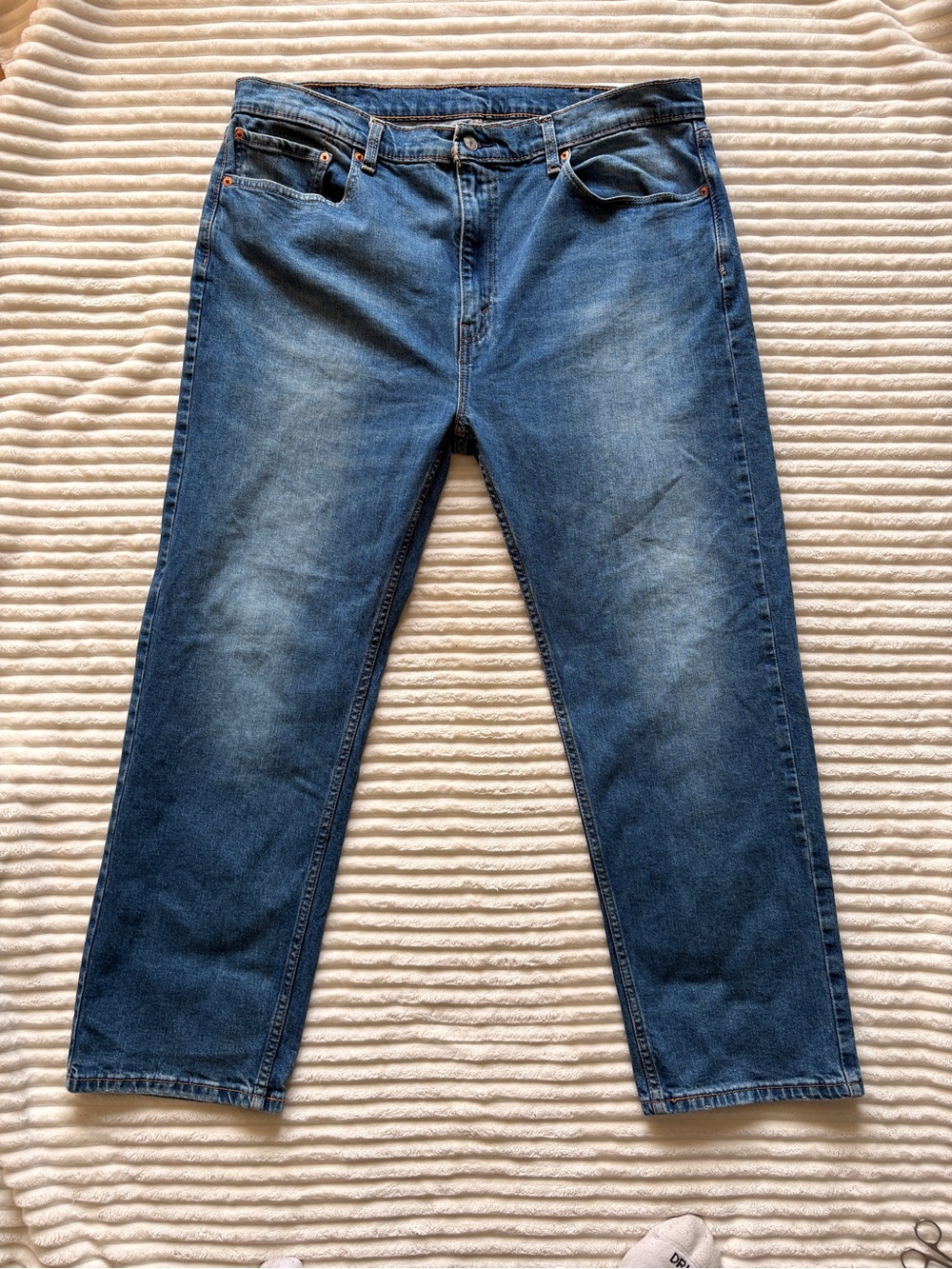 Levi’s 40x30 Men’s Blue Straight-Leg Jeans - Classic Denim